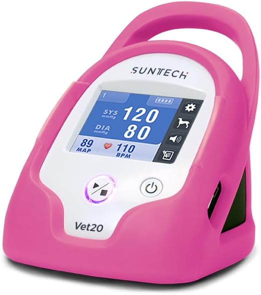 SunTech Vet20 Veterinary Blood Pressure Monitor (Flamingo Pink)
