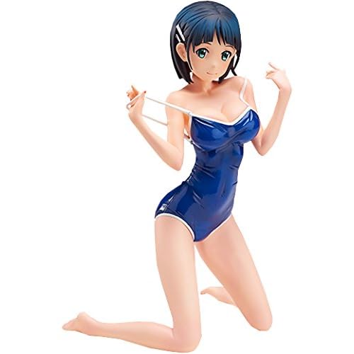 Aniplex Sword Art Online Extra Edition 16 Scale Suguha Kirigaya PVC Figure School Swimsuit Version