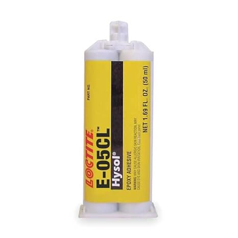 Loctite EA E-05CL (237099) Fast Setting Crystal Clear Epoxy Gel (Thixotropic) - 50ml/1.7oz Cartridge