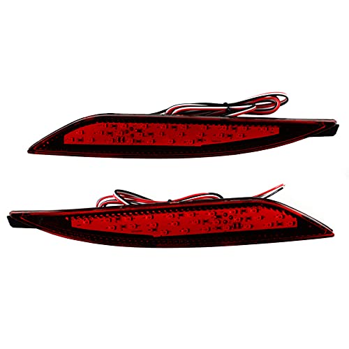 Bumper LED Reflector Tail Light Assembly, Driving Rear Bumper Reflector Brake Tail Lights, Compatible with Hyundai Sonata 8th 2011-2014
