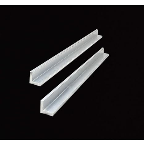 16Inch Aluminum Angle Stock,1 x 1x 1/4 inch Angle Aluminum 6061,T6 Mill Stock 1/4inch Thick 2PCS