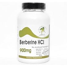 Berberine HCI 900mg ~ 180 Capsules - No Additives ~ Naturetition Supplements