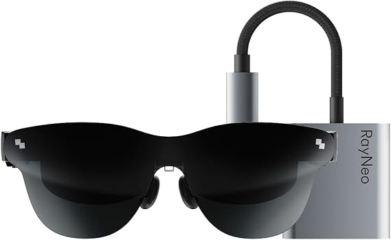 RayNeo Air 4 Pro AR Glasses and USB-C Adapter Bundle
