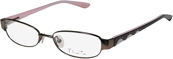Thalia Coco Childrens/Kids/Girls Rhinestones Flexible Hinges With Eyeglasses/Eyeglass Frame
