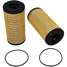 2PCS Fuel Filter Element 4816636 26560201 Compatible with Perkins Diesel Engine 1104A-44 1104A-44T 1104A-44TA 1104C-44 1104C-44T 1104C-44TA 1104C-E44 1104C-E44T 1104C-E44TA 1104D-44 1104D-44T