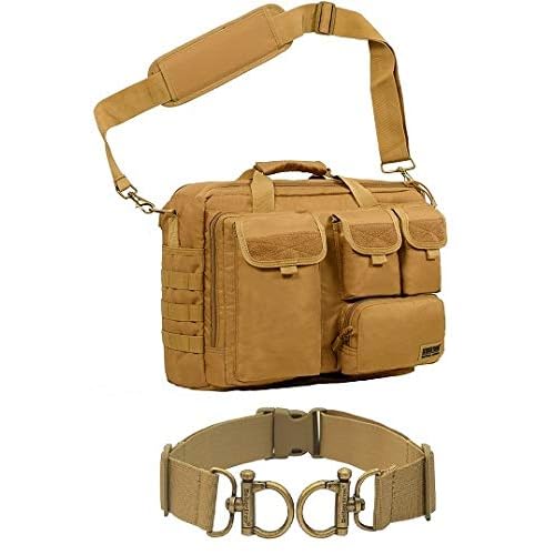 Seibertron Shoulder Bag 17.3 Khaki and Luggage Strap Khaki