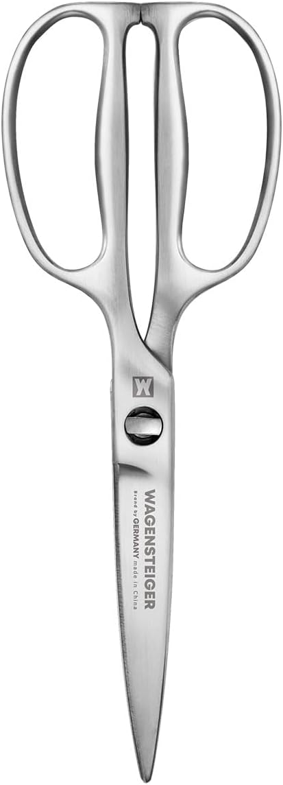 WAGENSTEIGER Kitchen & Outdoor Scissors, SUS403 Stainless Steel Multi-Function Shears with Herb Stripper, Detachable Blades, Ergonomic Handles, Ideal for Meat, Vegetables, Seafood (Food Scissors 1603)