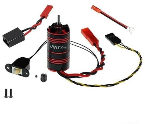 FURITEK Unity PRO 3500kv 2-in-1 Micro FOC Brushless System for HobbyPlus CR-18P EVO PRO - Remote Control Car, RC Cars, RC Crawlers 1/18 Scale Electronics Upgrade (HELIDIRECT)