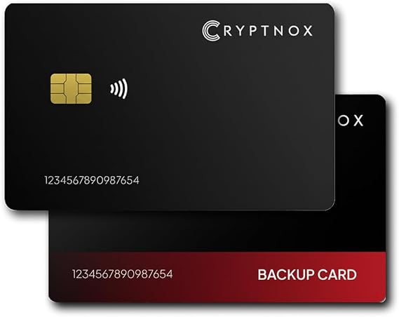 Crypto Hardware Wallet - NFC Smart Card Cold Storage, Dual Card