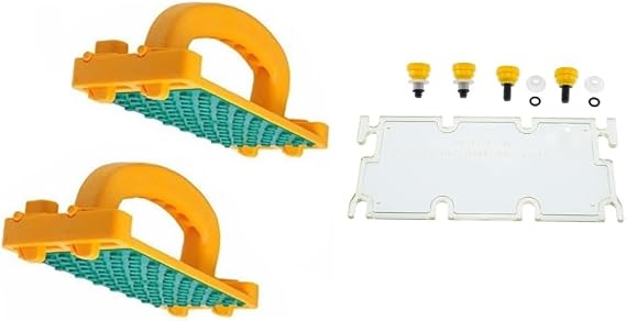 MICROJIG - GRR-RIP BLOCK Smart Push Block 2-Pack with Deflector and Connector, Bundle