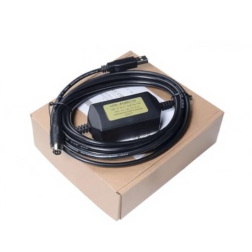 USB-ACAB230 USB Programming Cable for Delta PLC DVP EX ES EH EN Series, for USB-ACAB230 Replacement, 6 FT