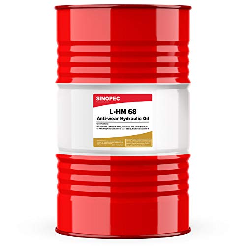 Sinopec AW 68 Hydraulic Oil - 55 Gallon Drum, ISO VG 68, Antiwear, Prevent Corrosion