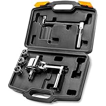 XtremepowerUS Torque Wrench Multiplier Lug Nut Labor Saving Wrench Remover Set (1/2" Driver) Wrench Lug Nut Remover 17mm, 19mm, 21mm Sockets w/Case
