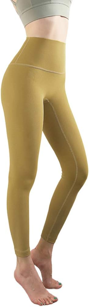 Lukitty Womens High Waist Yoga Leggings Tummy Control Workout Fitness Gym Pants