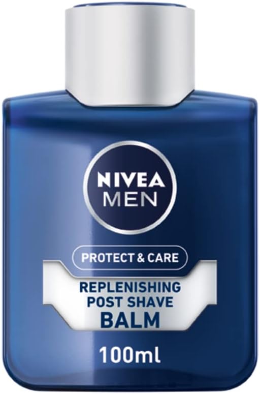 NIVEA MEN Protect &amp; Care - Replenishing Post Shave Balm - Beard Care - Enriched With Aloe Vera &amp; Pro-Vitamin B5 - Instant Hydration &amp; Protection - Reduces Redness - All Skin Types - 100 ml