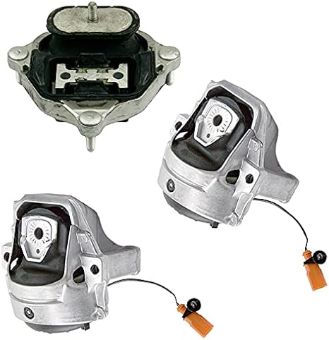 Engine Motor & Transmission Mount Set of 3 Compatible with for 2011-2017 Audi Q5 2.0L/ 2013-2017 Q5 3.0L | A6991HY A6991HY A4922 -K3075