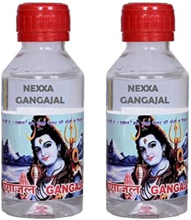 Pack of 8 Pure Ganga Jal Gangajal Holy Water Positive energy religious ceremony 3.4 fl oz 100 ml each Pooja Home Decorative Housewarming Item