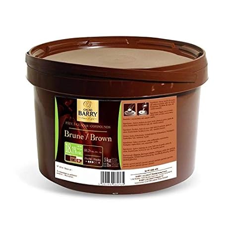 Cacao Barry Pate a Glacer Brune (Premium Dark Compound) 5kg Bucket