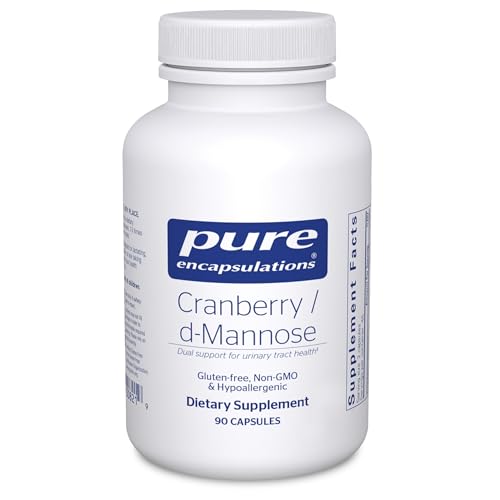 Pure Encapsulations Cranberry D-Mannose - Supports Urinary Tract Health - with Cranberry Fruit Solids - Vegan & Non-GMO Dietary Supplement - 90 Capsules