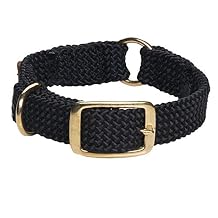 Mendota Pet Braid Collar - Center Ring - Dog Collar - Made in The USA
