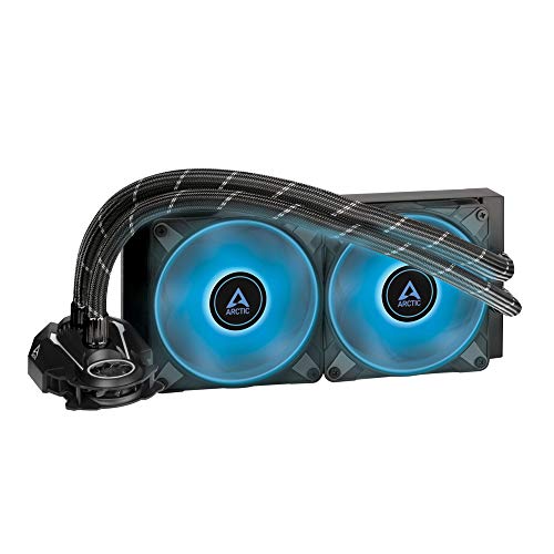 ARCTIC Liquid Freezer II 240 RGB - Multi-Compatible All-in-one CPU AIO Water Cooler with RGB, Compatible with Intel & AMD, PWM-Controlled Pump, Fan Speed: 200-1800 RPM, LGA1700 Compatible - Black