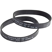 Hoover T-Series Flat Stretch Vacuum Belt, Pack of 2, Black, AH20080, Belt Replacement for Use in Hoover Vacuum Cleaner Models