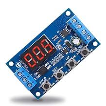 Motor Controller, ICSTATION DC 3.3V-15V Motor Forward/Reverse Controller 50W Motor Speed Controller with Timer Delay Function for NPN Sensor Signal Control & Passive Switch Control