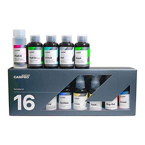CARPRO Cube Box Sampler - Products in 50mL Sizes - Reload, IronX, Reset, Bug-Out, ECH2O, Elixir, Perl, Inside, Spotless, Multi X, FogFight, HydroO2