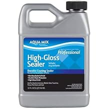 Aqua Mix High Gloss Durable Coating Sealer Quart 32 oz