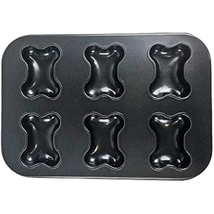 Midlee Nonstick Bone Shape Pan Cupcake