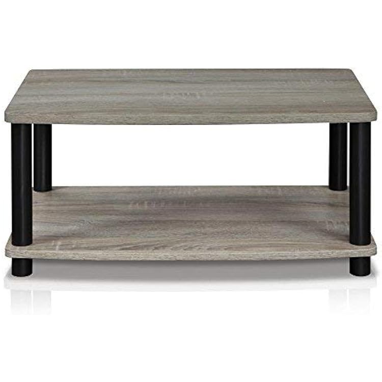 Furinno Turn-N-Tube No Tools 2-Tier Elevated TVMonitor Stand