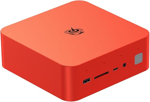 Beelink GTI14 Mini PC, Intel Core Ultra 9 185H 32G DDR5 1TB NVMe M.2 SSD | 16C/22T up to 5.1GHz, WiFi7/BT5.4/Dual 10G LAN/NPU/Built in PSU, Triple Display HDMI+DP+USB-C, Smart Office Compuiter, Ubuntu