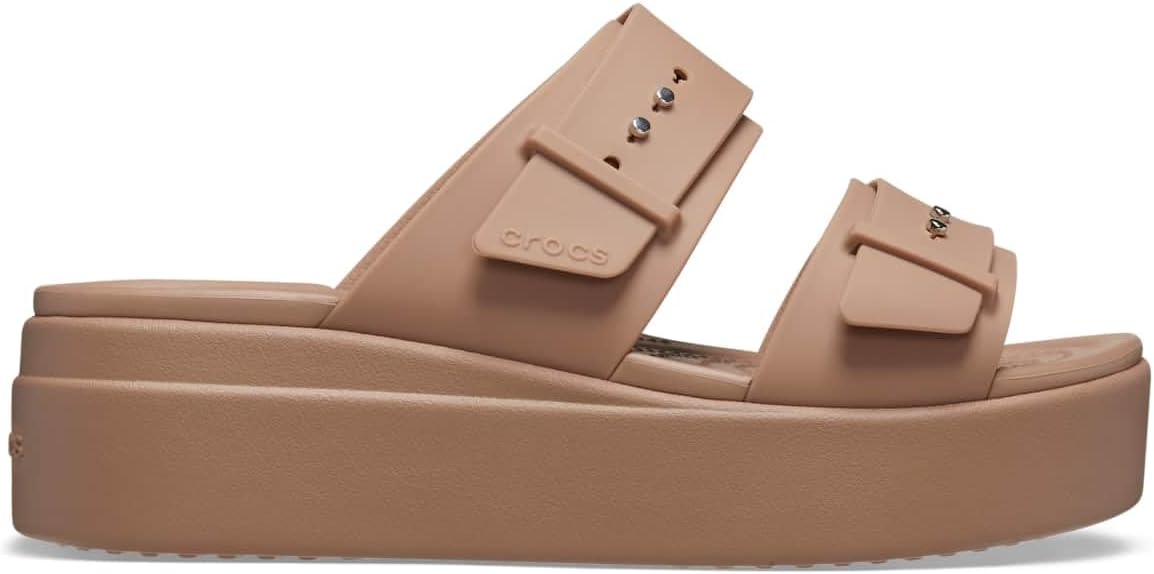 Crocs Women's Brooklyn Buckle Low Wedge Clog