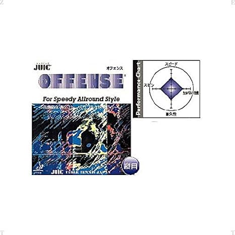 JUIC Table Tennis Table Soft Rubber Offense Black (BK) Thin (U) 1014