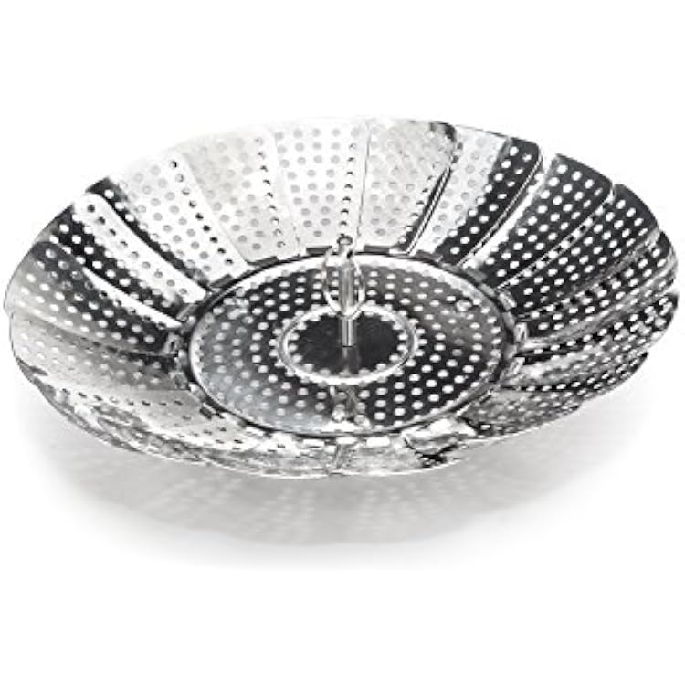 Fox Run Adjustable Steamer Basket, 9-Inch, Stainless Steel
