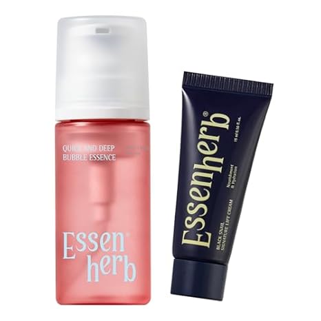 Quick & Deep Bubble Serum Essence (3.28 fl oz) + Black Snail Signature Lift Cream Mini (0.51 fl oz)