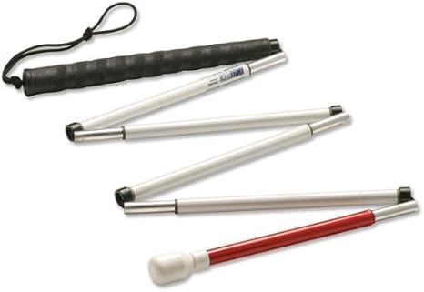 Ambutech 6-Sec. Folding Graphite Cane-Marsh-46-in
