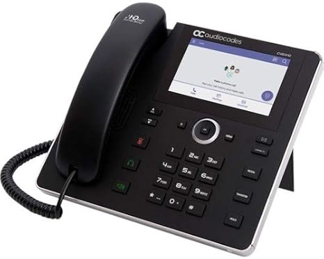 AudioCodes C450HD IP Phone - Corded - Corded/Cordless - Wi-Fi, Bluetooth - Desktop - VoIP - Caller ID - Speakerphone - 2 x Network (RJ-45) - USB - PoE Ports - Color - SIP, TCP, UDP, TLS, IPv4, ICMP, A