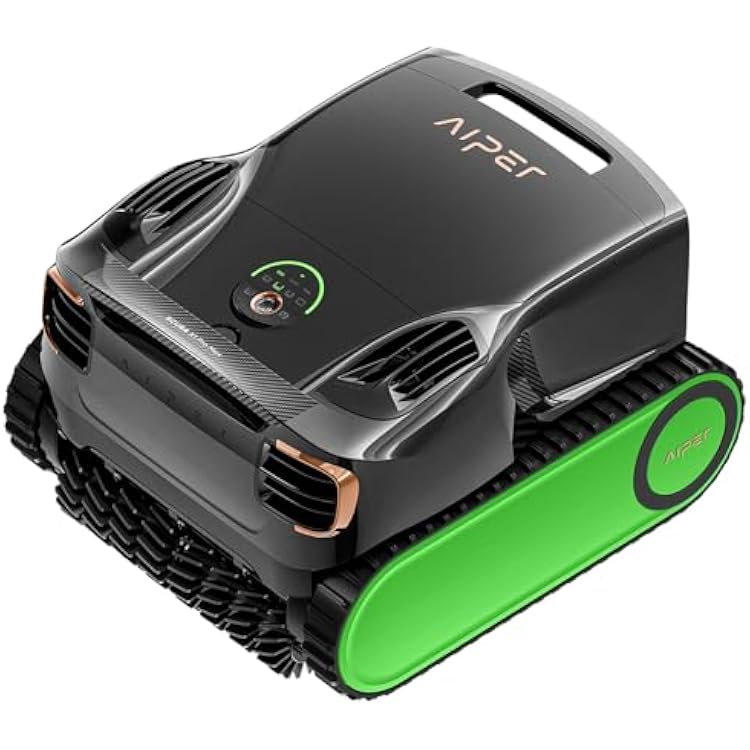 Aiper Scuba X1 Pro Max All-in-One Pool Cleaning Robot & Pool Skimmer, 8500 GPH Power, Smart Adaptive Path, Pool Mapping, Double Filtration, Smart Surface Parking, Pool Vacuum for All Inground Pools