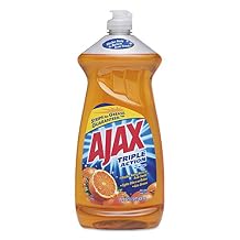 Ajax Dish Detergent, Grapefruit Scent, 28 oz Bottle, 9/Carton