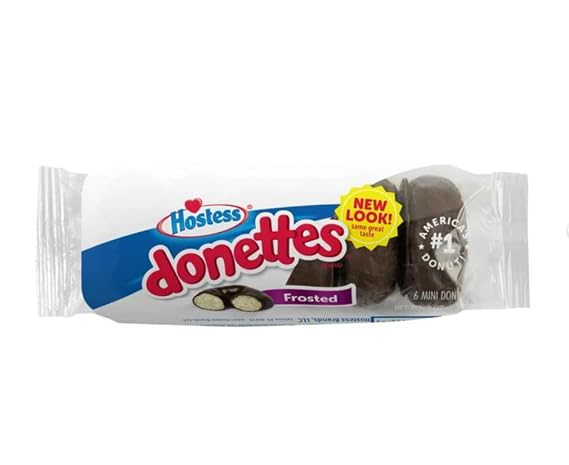 Hostess Donettes Mini Donuts, Chocolate, 3.7 Ounce, 10 Count