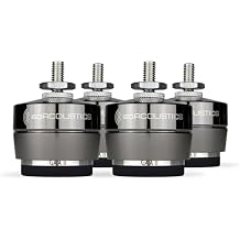 IsoAcoustics Gaia Series Isolation Feet for Speakers & Subwoofers (Gaia II, 120 lb max) Set of 4