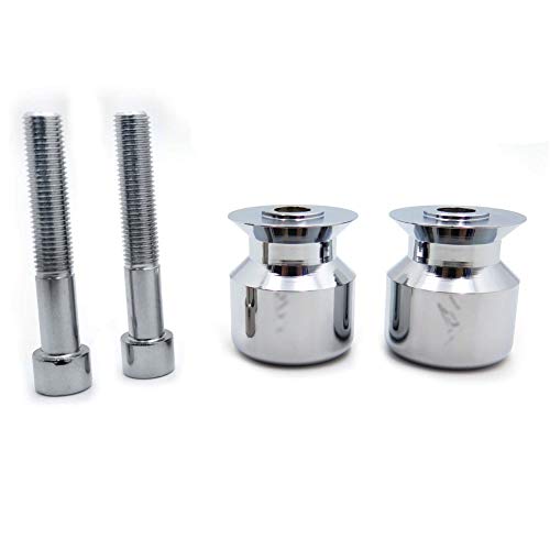 XKMT-Swingarm Spools Compatible With Ninja 250 Zzr600 650R Z1000 Zrx1200 Zx12R ChromedZXR Engraved [B01C3JYD9Y]