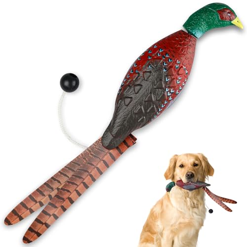 Archerest Dead Duck Dove Pheasant Dummy Bumper Toys for Waterfowl Hunting Retriever Dog Training, Floating Mallard Dummy Trainer Outdoor Soft Durable Realistic Fowl