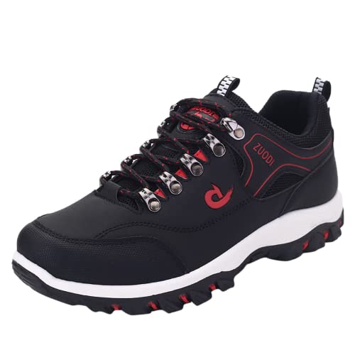 BORAMAX Mens Sneakers Hiking Shoes Running ShoesComfort Casual Shoes Mountaineering Walking Shoes Outdoor Sneakers