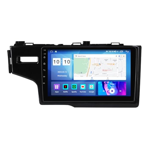 Android car Radio for Honda Jazz Fit 2014-2015,9 inch Car Stereo Touch Screen Upgrade with Wireless CarPlayAndroid Auto GPS Navigation WiFi AM FM Radio Head Unit,2G32G