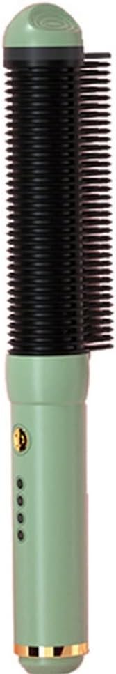 Electric Straightener Comb Anti-scalding Hair Straightener Brush Ceramic Hair Curler Heated Electric Smart Brush Hair Combs (Color : Gray, Size : 1)