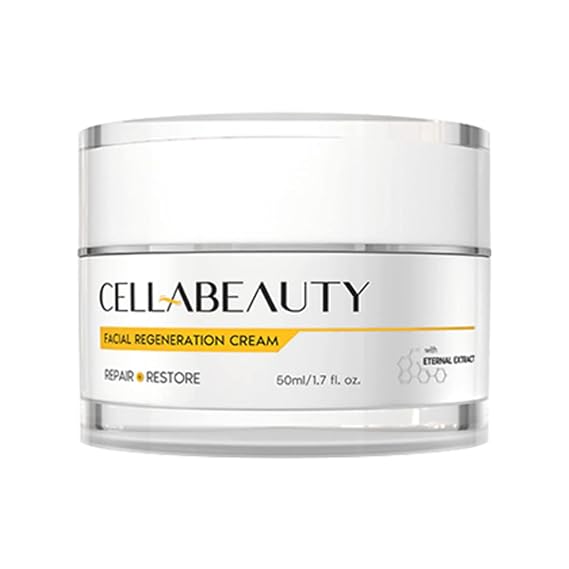 Cellabeauty Facial Regeneration Cream (30ml) Anti Aging and Skin Firming Cream For All Skin Types - Cruelty Free, Plant Based - (1.7oz)