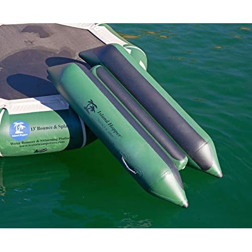 Island Hopper Bounce N Slide Water Trampoline Attachment - Natural Green - Slide ONLY