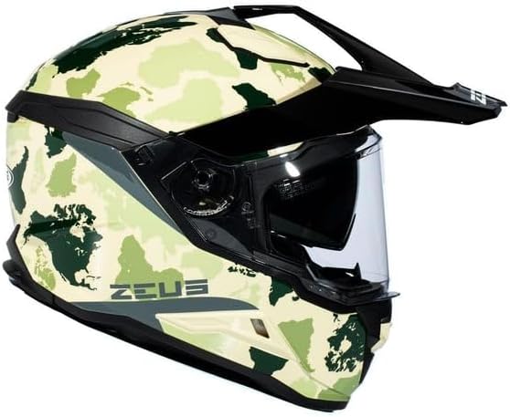 ZEUS ZS-913 B6F Motosiklet Kaskı Kapalı Kask Yellow Green S